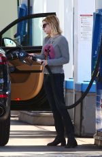 EMMA ROBERTS at a Gas Station in Hollywood 11/30/2018