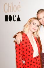 EMMA ROBERTS at Chloe and Museum of Contemporary Art Dinner in Los Angeles 11/27/2018