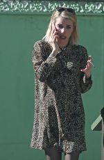 EMMA ROBERTS Has a Smoke Out in West Hollywood 11/12/2018