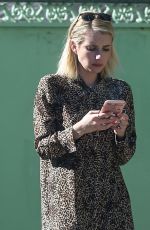 EMMA ROBERTS Has a Smoke Out in West Hollywood 11/12/2018