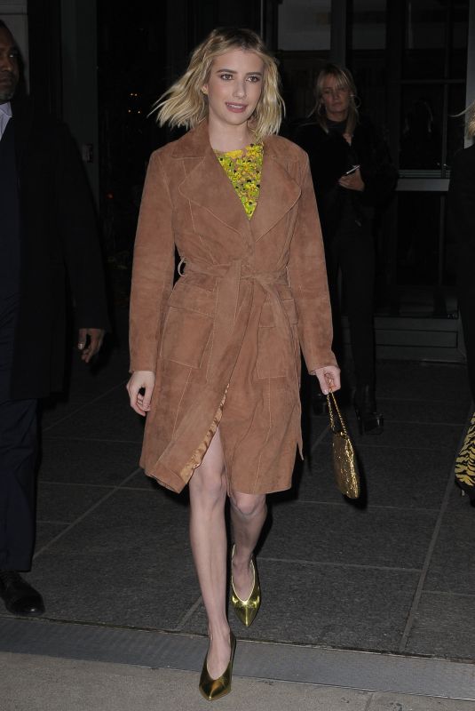 EMMA ROBERTS Night Out in New york 11/14/2018