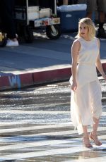 EMMA ROBERTS on the Set of a Photoshoot in Los Angeles 11/04/2018