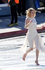 EMMA ROBERTS on the Set of a Photoshoot in Los Angeles 11/04/2018