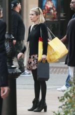 EMMA ROBERTS Shopping at The Grove in Los Angeles 11/27/2018