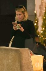 EMMA ROBERTS Shopping at The Grove in Los Angeles 11/27/2018
