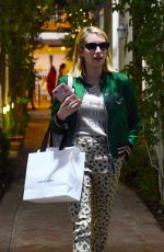 EMMA ROBERTS Shopping on Melrose Place in Los Angeles 11/26/2018