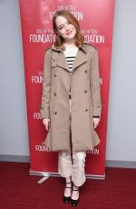 EMMA STONE at Sag-aftra Foundation Conversations The Favourite in New York 11/09/2018