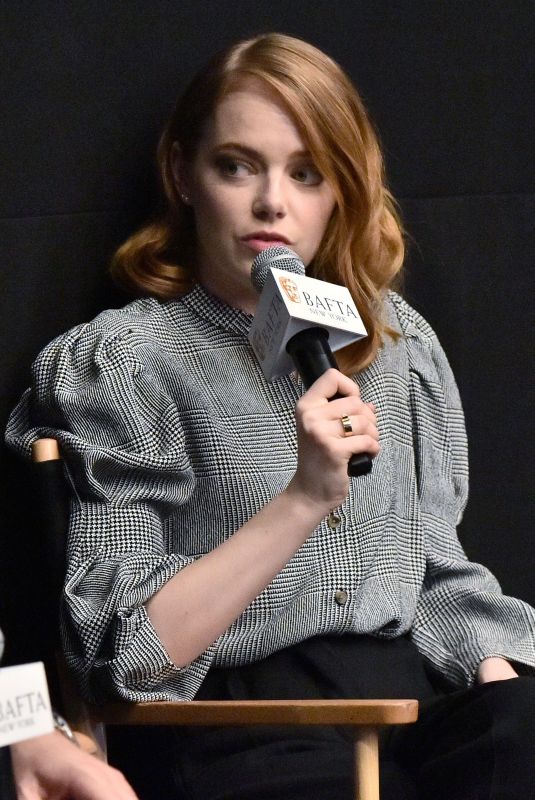 EMMA STONE at The Favourite Bafta Screening in New York 11/13/2018