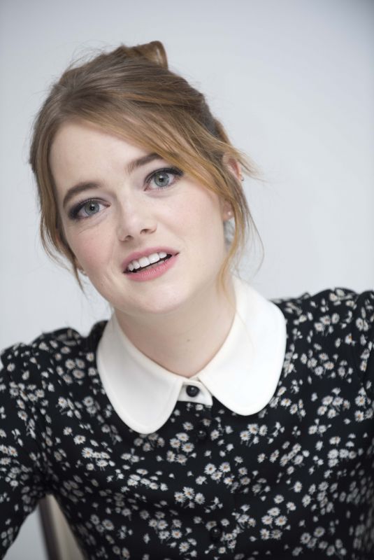 EMMA STONE at The Favourite Press Conference in Los Angeles 11/17/2018