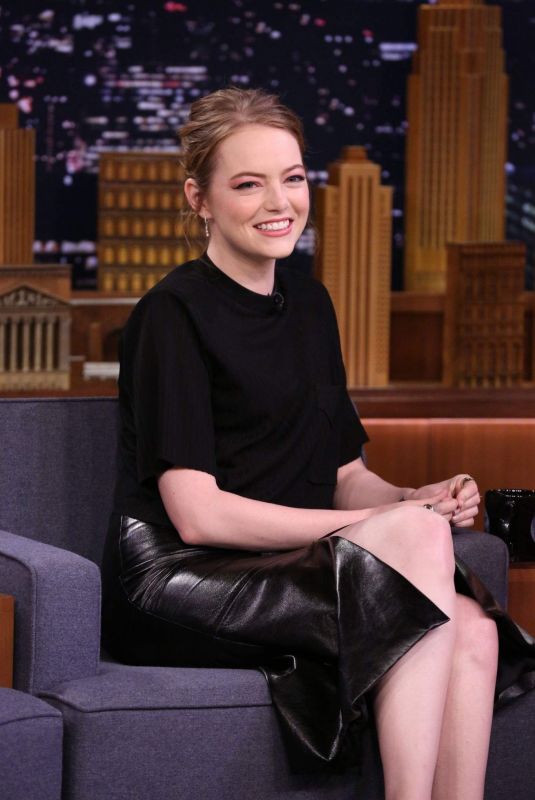 EMMA STONE at Tonight SHow Starring Jimmy Fallon 11/08/2018