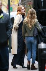 EMMA STONE Leaves Her Hotel in New York 11/13/2018