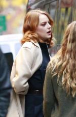EMMA STONE Leaves Her Hotel in New York 11/13/2018