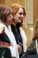 EMMA STONE Leaves Her Hotel in New York 11/13/2018