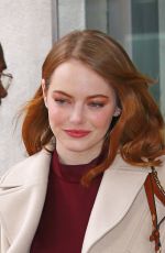 EMMA STONE Out in New York 11/09/2018