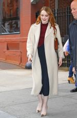 EMMA STONE Out in New York 11/09/2018
