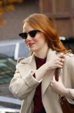 EMMA STONE Out in New York 11/09/2018