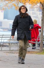 EMMY ROSSUM on the Set of Modren Love in New York 11/12/2018