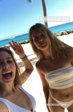 EUGENIE BOUCHARD in Bikini on the Beach 11/24/2018 Instagram Pictures