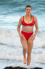 EUGENIE BOUCHARD in Bikini on the Beach in Miami 11/12/2018