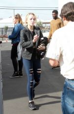 EVANNA LYNCH Arrives at DWTS Studio in Los Angeles 11/17/2018