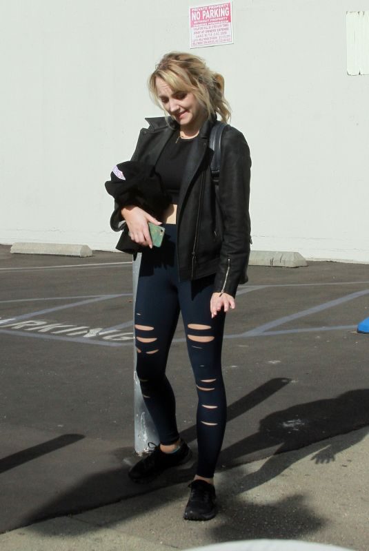 EVANNA LYNCH Arrives at DWTS Studio in Los Angeles 11/17/2018