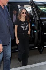 FELICITY JONE Arrives at LAX Airport in Los Angeles 11/06/2018
