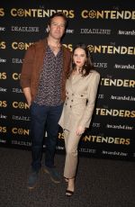 FELICITY JONES at Deadline Contenders in Los Angeles 11/03/2018