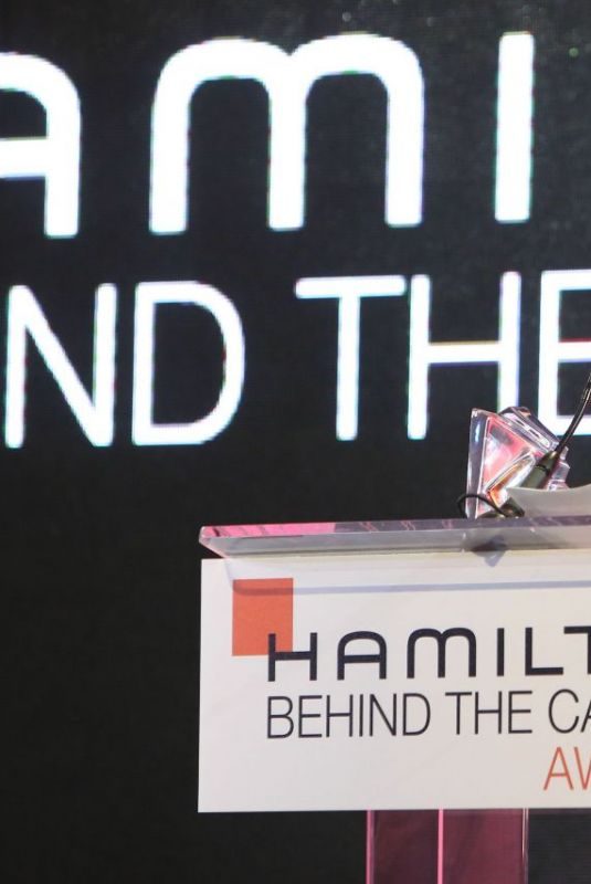 FELICITY JONES at Hamilton Behind the Camera Awards in Los Angeles 11/04/2018