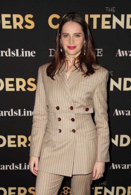 FELICITY JONES at Lacma: Art and Film Gala in Los Angeles 11/03/2018