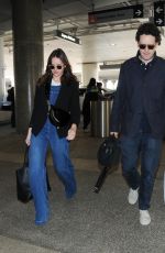 FELICITY JONES at LAX Airport in Los Angeles 11/19/2018