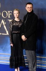 FIONA GLASCOTT at Fantastic Beasts: The Crimes of Grindelwald Premiere in London 11/13/2018