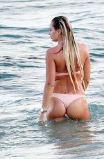 FRANCESCA BRAMBILLA in Bikini at a Beach in Miami 11/23/2018