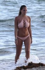 FRANCESCA BRAMBILLA in Bikini at a Beach in Miami 11/23/2018