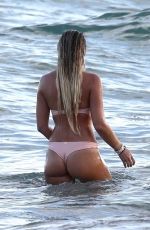 FRANCESCA BRAMBILLA in Bikini at a Beach in Miami 11/23/2018