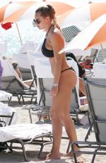 FRANCESCA BRAMBILLA in Bikinis at a Beach in Miami 11/21/2018