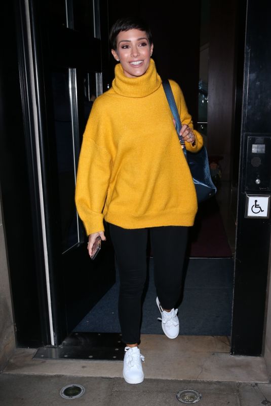 FRANKIE BRIDGE Leaves Strictly Come Dancing: It Takes Two in London 11/02/2018