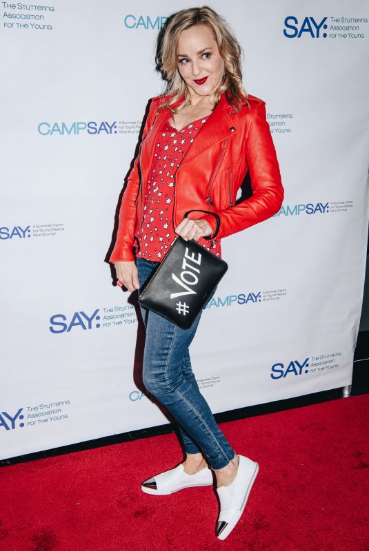 GENEVA CARR at Paul Rudd All-star Bowling Benefit in New York 11/05/2018
