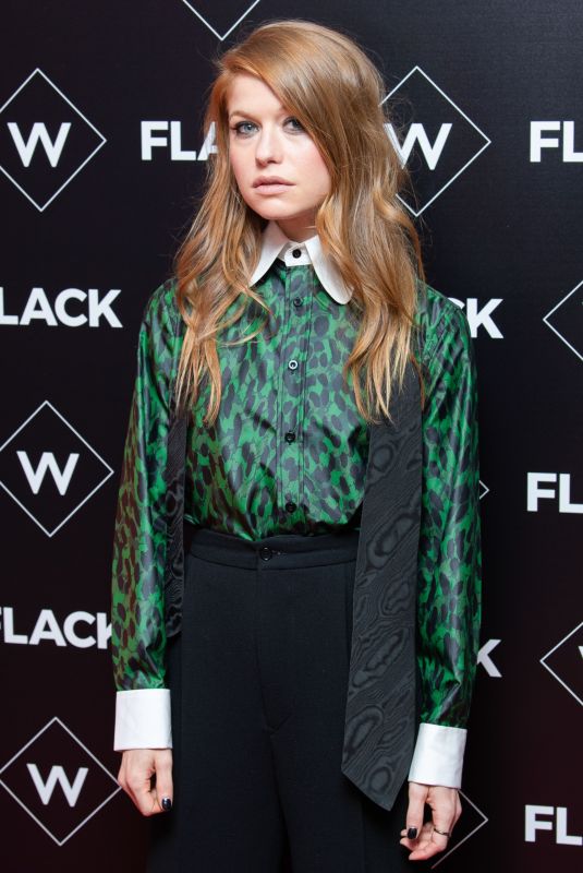 GENEVIEVE ANGELSON at Flack UKTV Premiere in London 11/13/2018