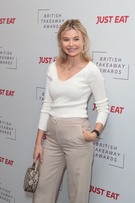 GEORGIA TOFFOLO at British Takeaway Awards in London 11/12/2018