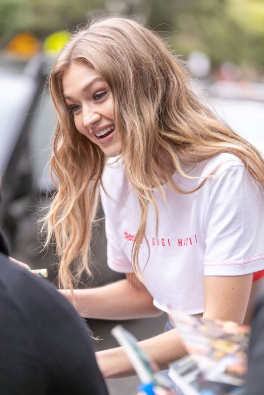 GIGI HADID Arrives at Her Hotel in Sydney 11/16/2018