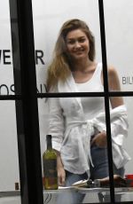 GIGI HADID at An Art Gallery Opening in Miami 11/24/2018