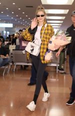 GIGI HADID at Haneda International Airport in Tokyo 11/13/2018