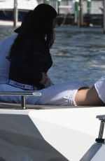 GIGI HADID in Bikini at a Yacht in Miami 11/25/2018