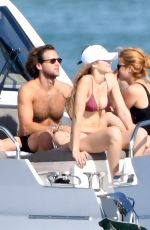 GIGI HADID in Bikini at a Yacht in Miami 11/25/2018