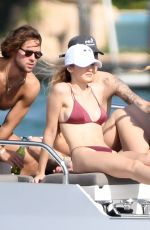 GIGI HADID in Bikini at a Yacht in Miami 11/25/2018