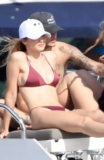 GIGI HADID in Bikini at a Yacht in Miami 11/25/2018