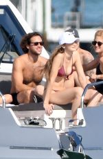 GIGI HADID in Bikini at a Yacht in Miami 11/25/2018