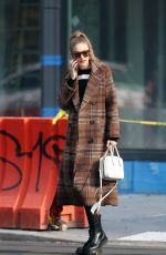 GIGI HADID Out and About in New York 11/19/2018