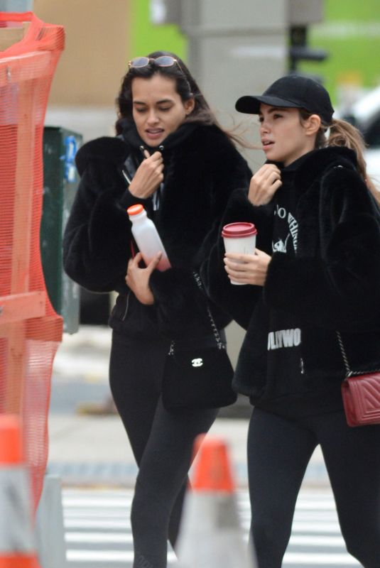 GIZELE OLIVEIRA and CINDY MELLO at a Gym in New York 11/07/2018