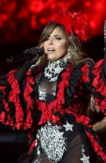 GLORIA TREVI Performs at Las Que Mandan Latin Music Concert in Inglewood 11/18/2018